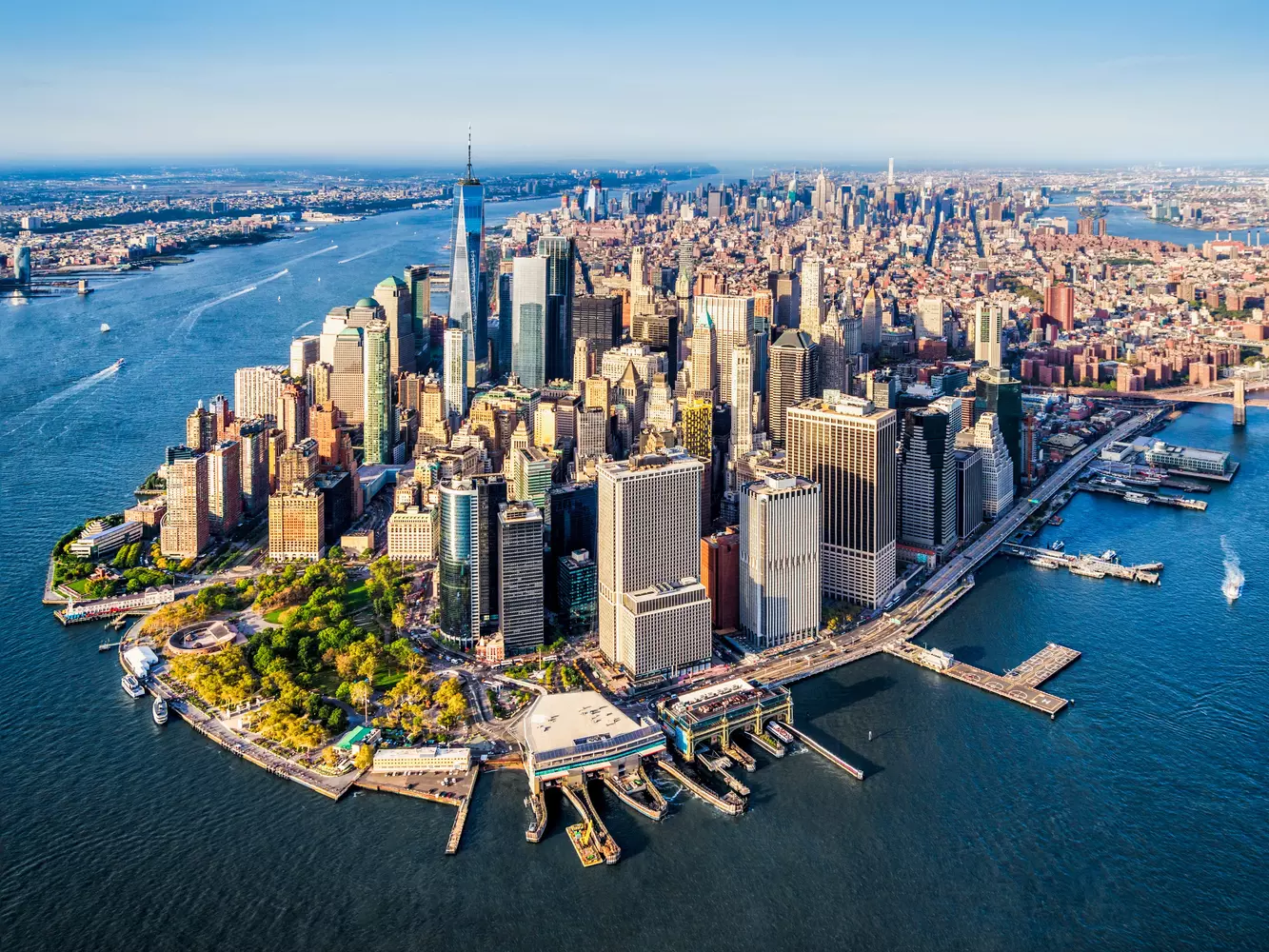 Image of new york manhattan buidlings