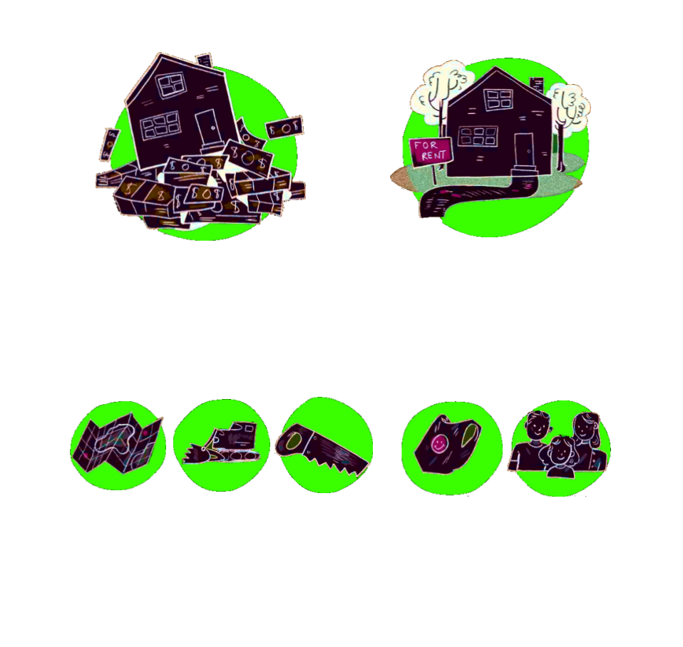 Direct Ownership how make money explanation scheme